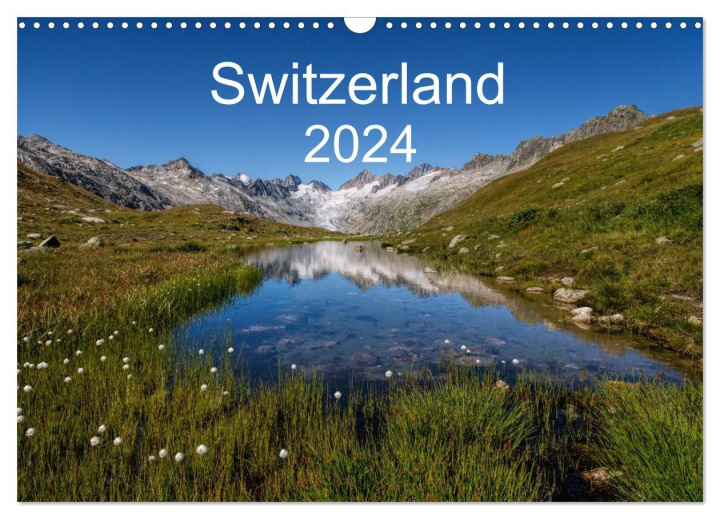 Календар/тефтер Switzerland Mountainscapes 2024 (Wall Calendar 2024 DIN A3 landscape), CALVENDO 12 Month Wall Calendar 