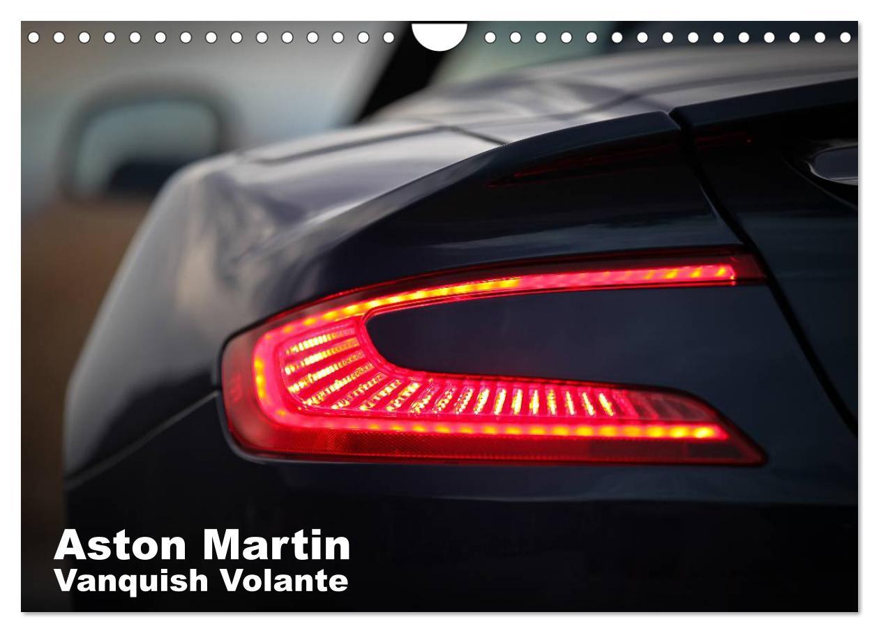 Kalendář/Diář Aston Martin Vanquish Volante / UK-Version (Wall Calendar 2024 DIN A4 landscape), CALVENDO 12 Month Wall Calendar 