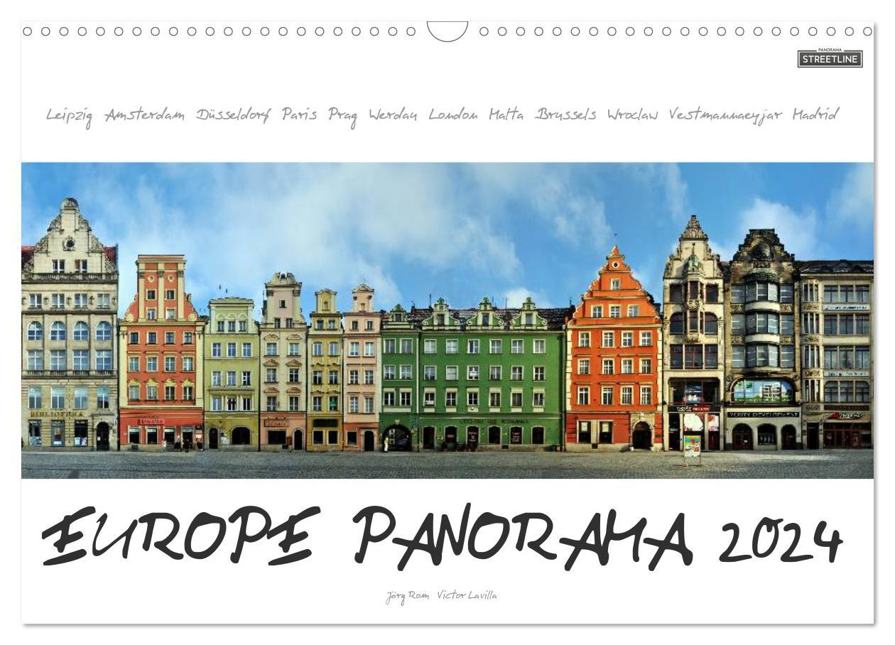 Kalendář/Diář Europe Panorama 2024 / UK-Version (Wall Calendar 2024 DIN A3 landscape), CALVENDO 12 Month Wall Calendar 