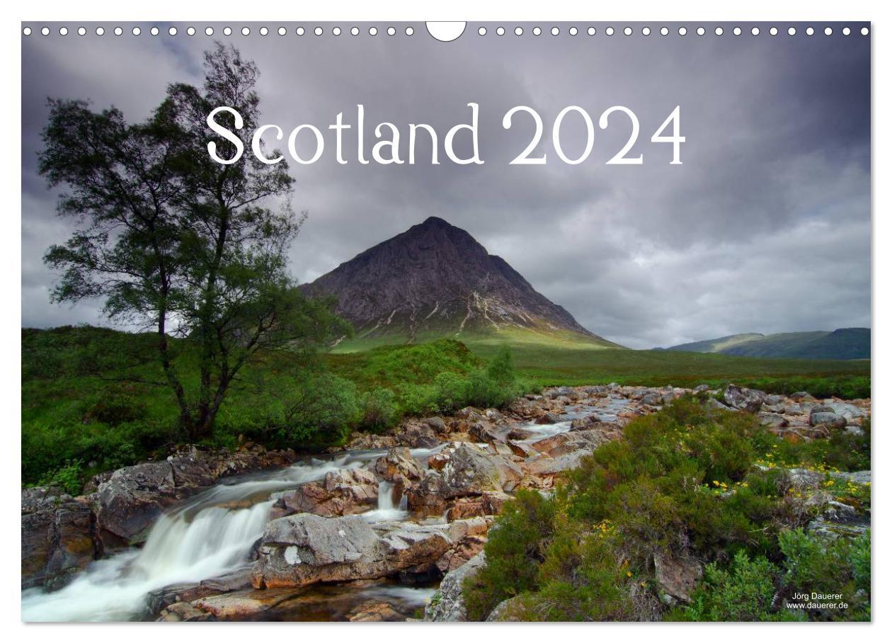 Kalendarz/Pamiętnik Scotland 2024 (Wall Calendar 2024 DIN A3 landscape), CALVENDO 12 Month Wall Calendar 