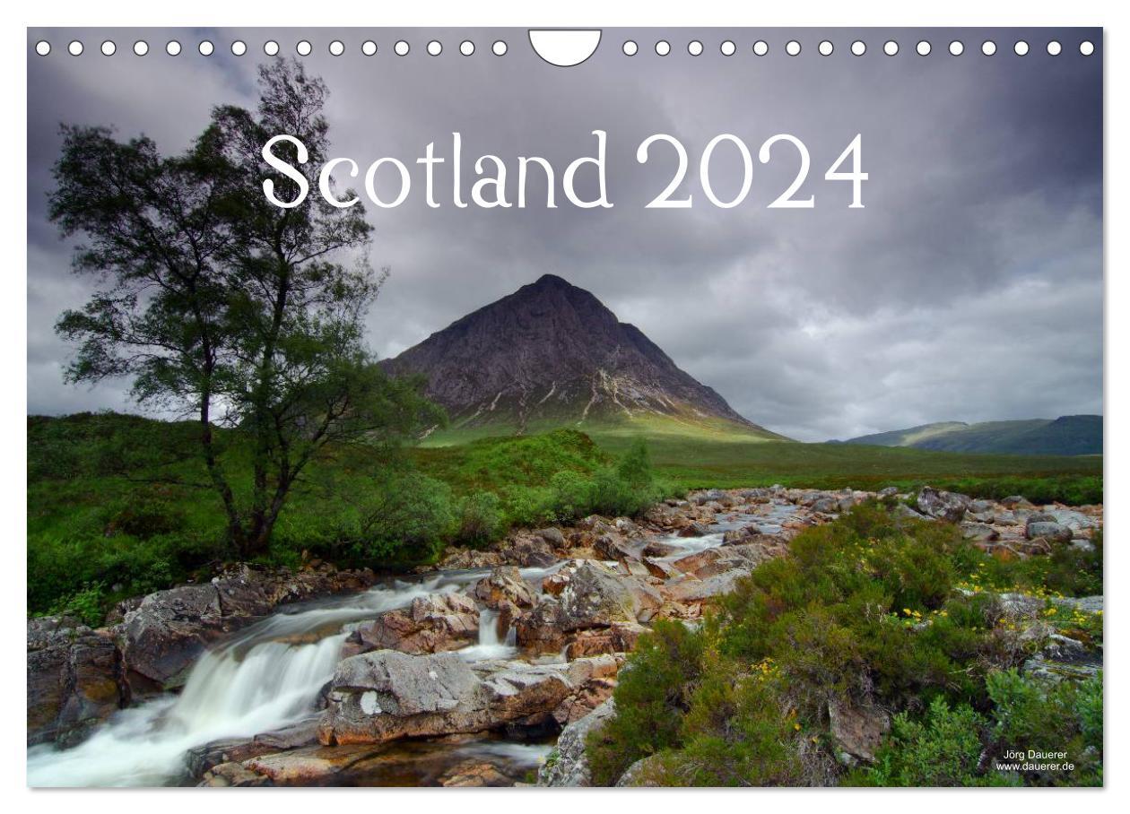 Calendar / Agendă Scotland 2024 (Wall Calendar 2024 DIN A4 landscape), CALVENDO 12 Month Wall Calendar 