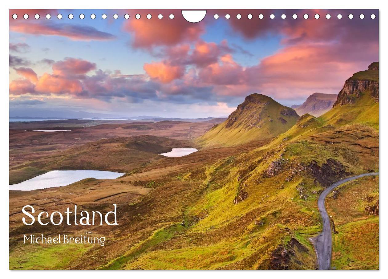 Kalendarz/Pamiętnik Scotland (UK-Version) (Wall Calendar 2024 DIN A4 landscape), CALVENDO 12 Month Wall Calendar 