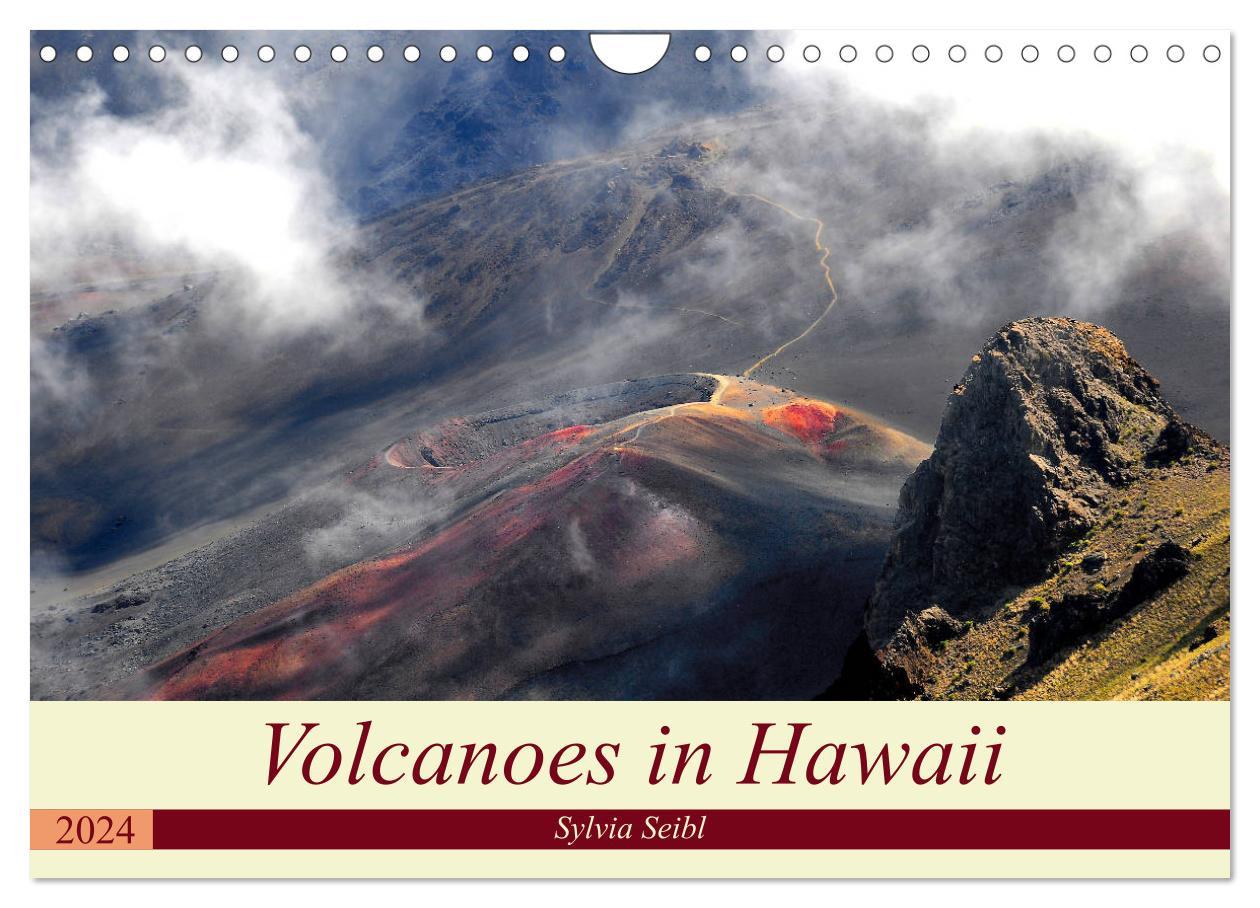 Naptár/Határidőnapló Volcanoes and Lava in Hawaii (Wall Calendar 2024 DIN A4 landscape), CALVENDO 12 Month Wall Calendar 