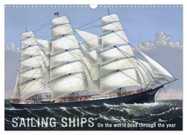 Naptár/Határidőnapló Sailing Ships (UK Version) (Wall Calendar 2024 DIN A3 landscape), CALVENDO 12 Month Wall Calendar 