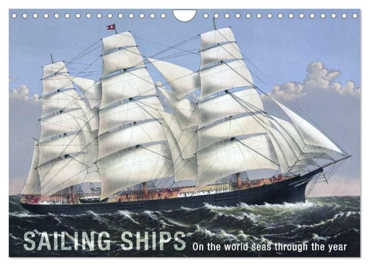 Kalendár/Diár Sailing Ships (UK Version) (Wall Calendar 2024 DIN A4 landscape), CALVENDO 12 Month Wall Calendar 