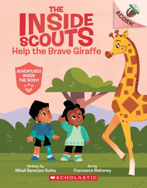 Książka Help the Brave Giraffe: An Acorn Book (the Inside Scouts #2) Francesca Mahaney