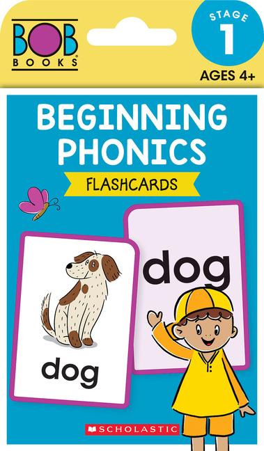 Livre Bob Books - Beginning Phonics Flashcards Phonics, Ages 4 and Up, Kindergarten (Stage 1: Starting to Read) 