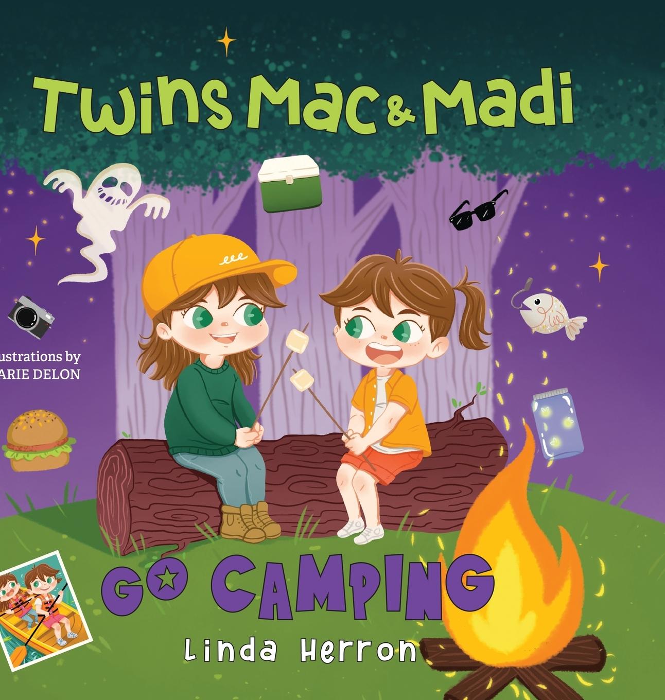 Boek Twins Mac & Madi Go Camping Linda Herron