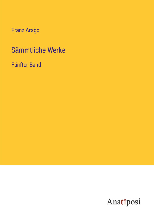 Knjiga Sämmtliche Werke 