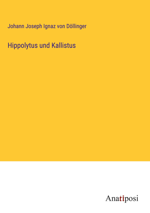 Książka Hippolytus und Kallistus 