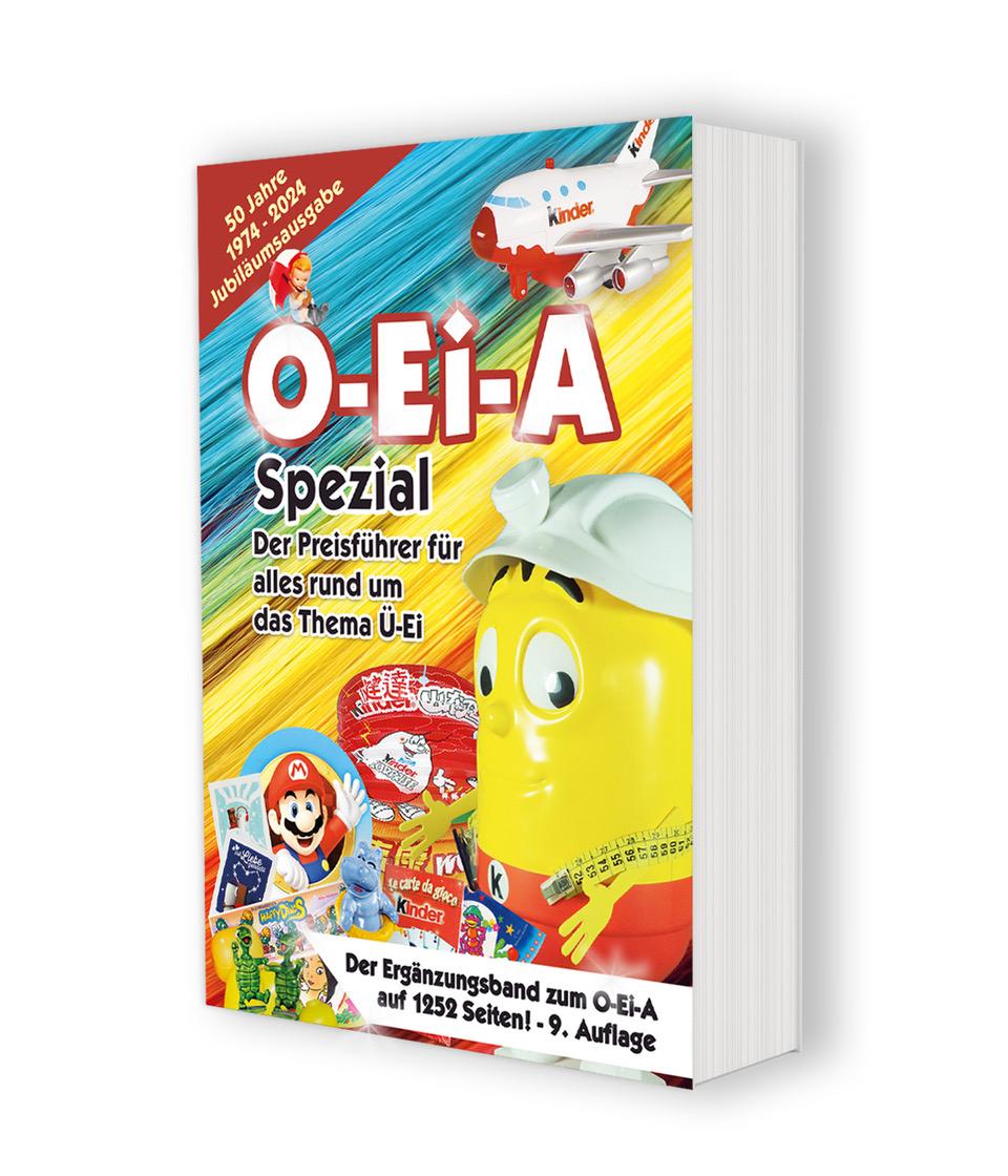 Knjiga O-Ei-A Spezial (9. Auflage) - Der Preisführer für alles rund um das Thema Ü-Ei. 