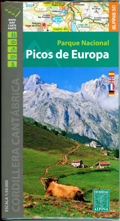Tiskovina Parque Nacional Picos de Europa 1:50000 