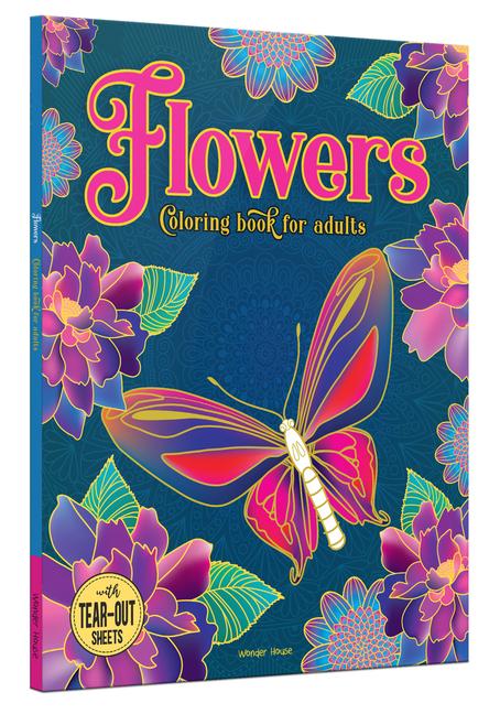 Kniha Flowers: Coloring Book for Adults 