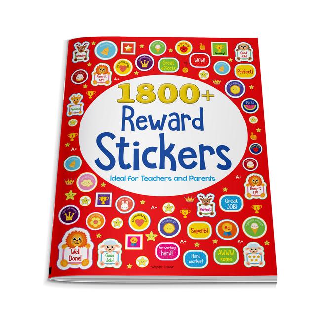 Carte 1800+ Reward Stickers - Ideal for Teachers and Parents: Sticker Book with Over 1800 Stickers to Boost the Morale of Kids 