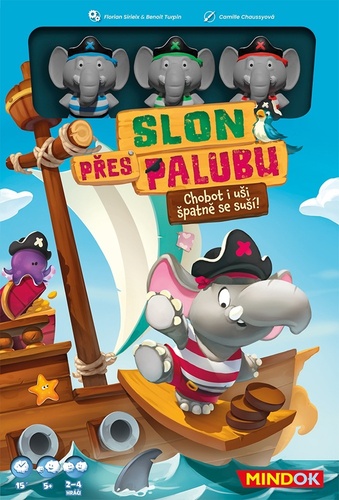 Hra/Hračka Slon přes palubu Benoit Turpin