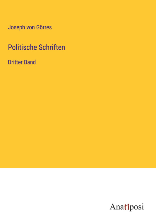 Book Politische Schriften 