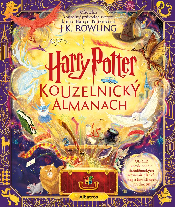 Book Harry Potter: Kouzelnický almanach J. K. Rowlingová