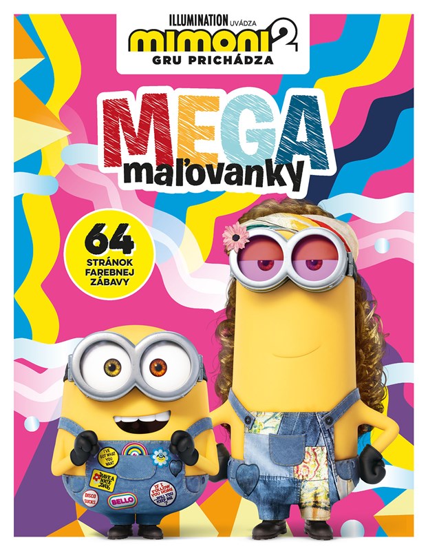 Book Mimoni 2 - Mega maľovanky 