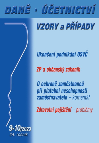 Könyv DÚVaP 9-10/2023 - Ukončení podnikání OSVČ 