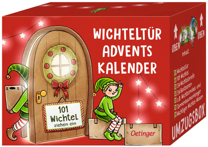 Kalendár/Diár Wichteltür-Adventskalender. 101 Wichtel ziehen ein Alexandra Helm