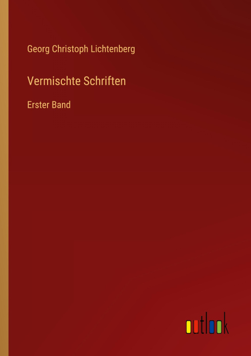 Book Vermischte Schriften 