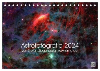 Calendar / Agendă Astrofotografie von Stefan Ziegenbalg (Querformat) (Tischkalender 2024 DIN A5 quer), CALVENDO Monatskalender 