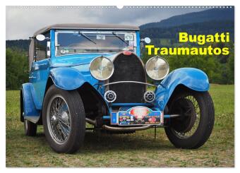 Kalendar/Rokovnik Bugatti Traumautos (Wandkalender 2024 DIN A2 quer), CALVENDO Monatskalender 