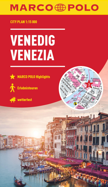 Nyomtatványok MARCO POLO Cityplan Venedig 1:5.500 