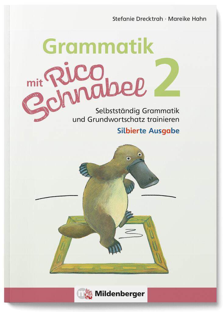 Książka Grammatik mit Rico Schnabel, Klasse 2 - silbierte Ausgabe Mareike Hahn