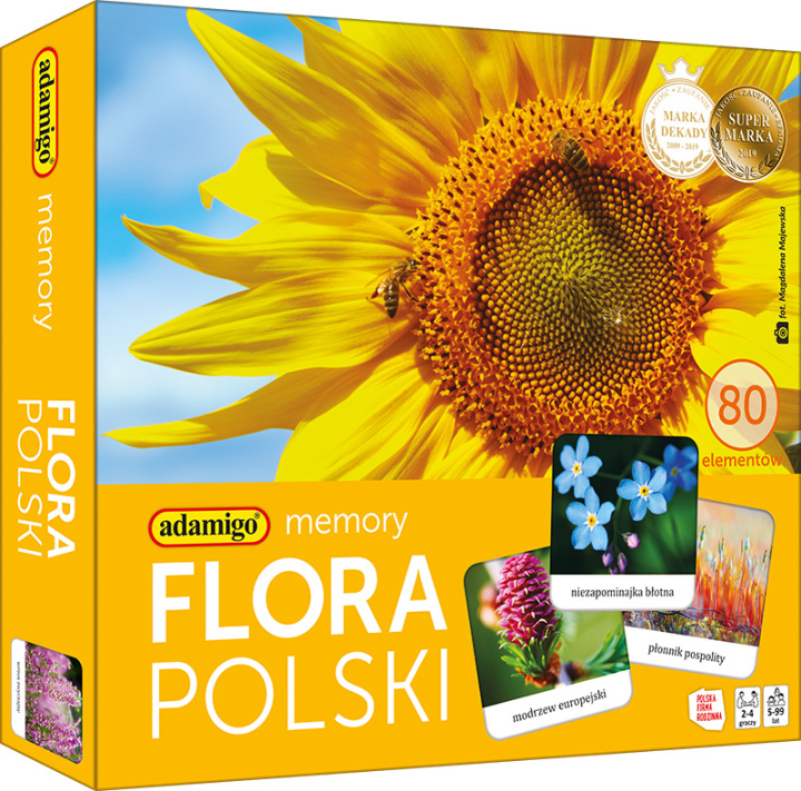 Kniha Gra memory Flora Polski 