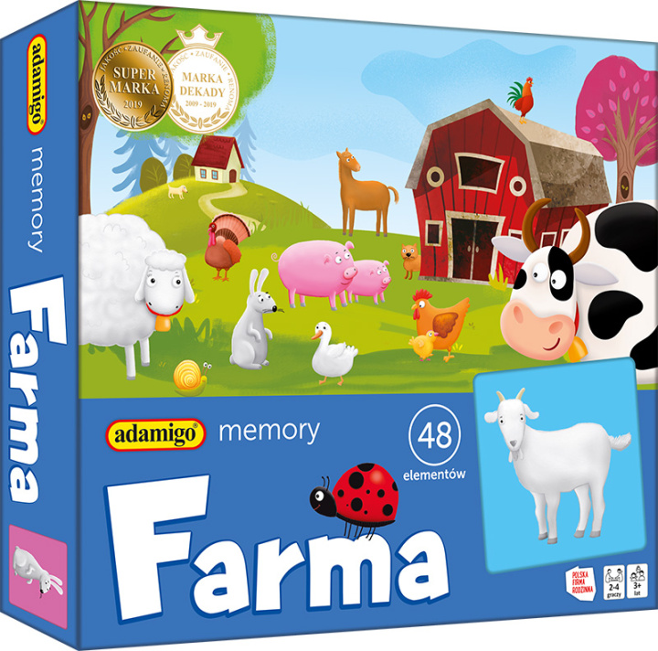 Knjiga Gra memory Farma 