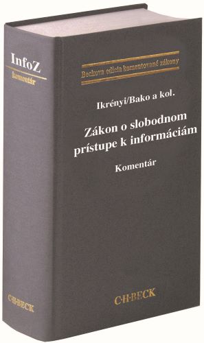 Książka Zákon o slobodnom prístupe k informáciám 