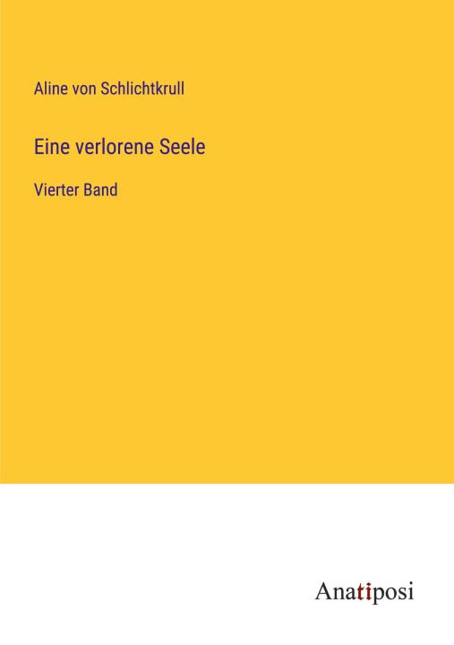 Book Eine verlorene Seele 