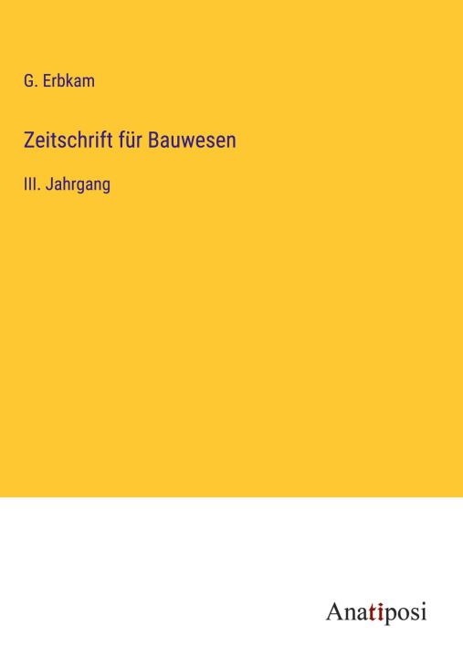 Buch Zeitschrift für Bauwesen 