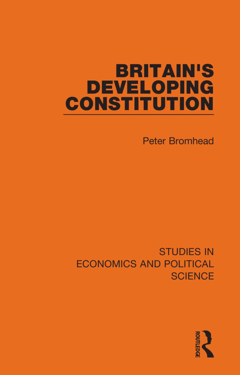 Knjiga Britain's Developing Constitution Peter Bromhead