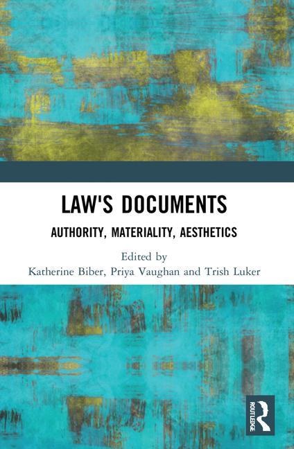 Kniha Law's Documents Katherine Biber