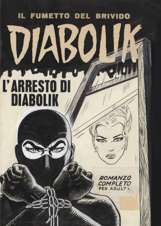 Carte Diabolik. L'arresto di Diabolik Angela Giussani