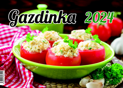 Календар/тефтер Gazdinka 2024 - nástenný kalendár 