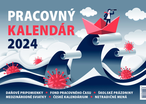 Kalendář/Diář Pracovný kalendár 2024 - stolový kalendár 