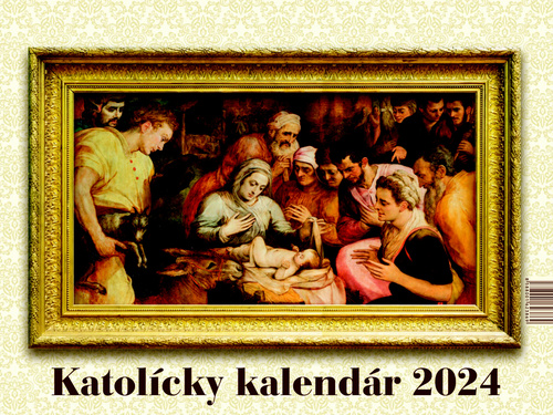 Календар/тефтер Katolícky kalendár 2024 - stolový kalendár 