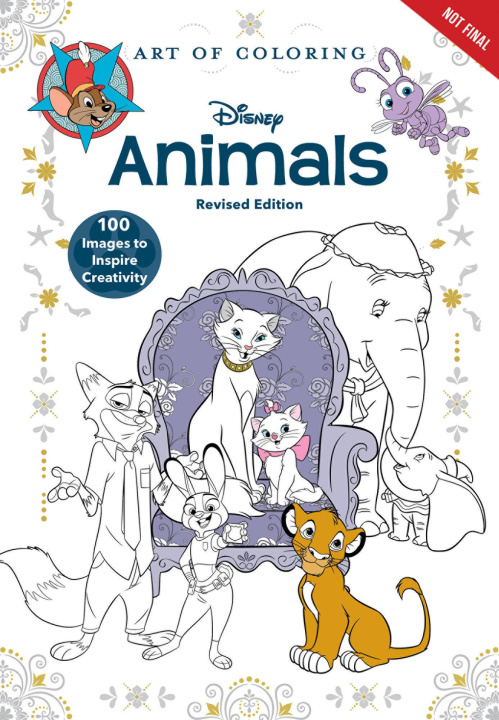 Kniha ART OF COLORING DISNEY ANIMALS Disney