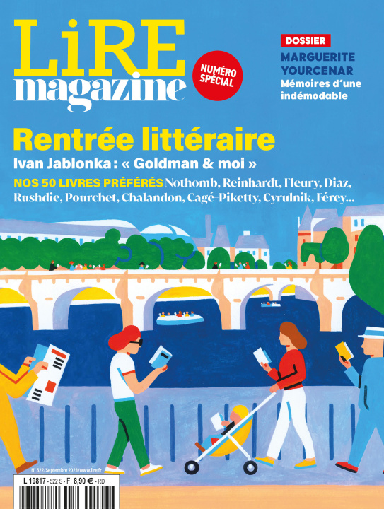 Carte Lire Magazine Littéraire N°522 : Numéro spécial rentrée littéraire - Sept 2023 