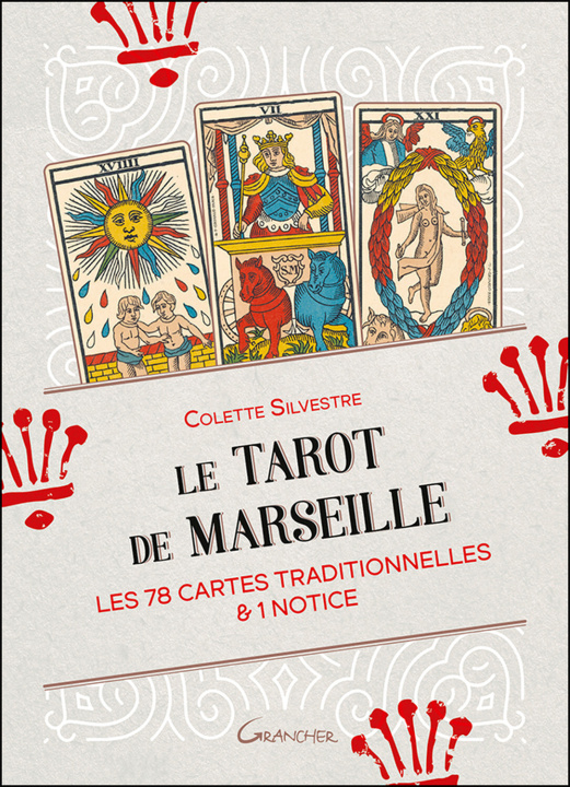 Book Le Tarot de Marseille - Les 78 cartes traditionnelles & 1 notice - Coffret Silvestre