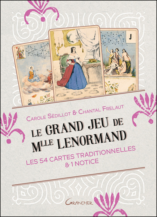 Kniha Le Grand Jeu de Mlle Lenormand - Les 54 cartes traditionnelles & 1 notice - Coffret Sédillot