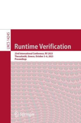Książka Runtime Verification Panagiotis Katsaros