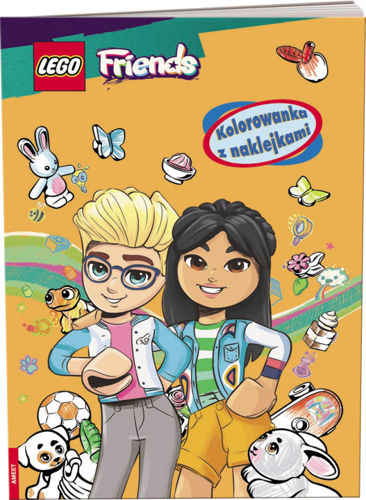 Книга Lego friends Kolorowanka z naklejkami NA-6150 Opracowanie zbiorowe