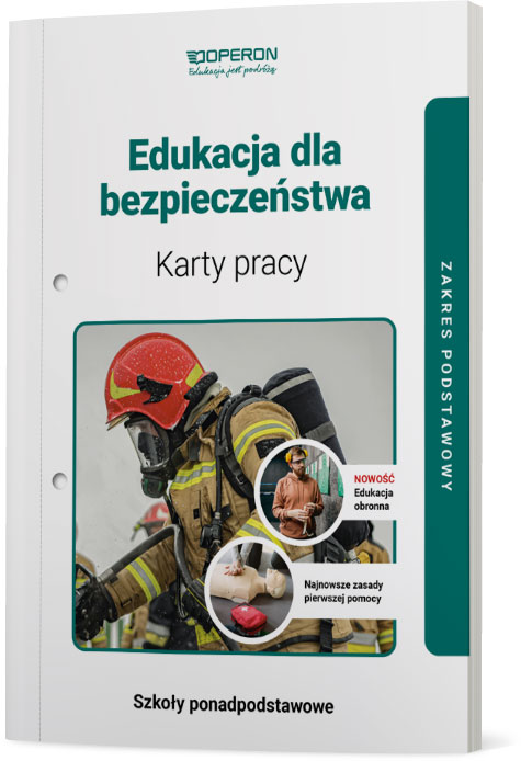 Książka Edukacja dla bezpieczeństwa karty pracy ucznia zakres podstawowy EDYCJA 2023 Barbara Boniek