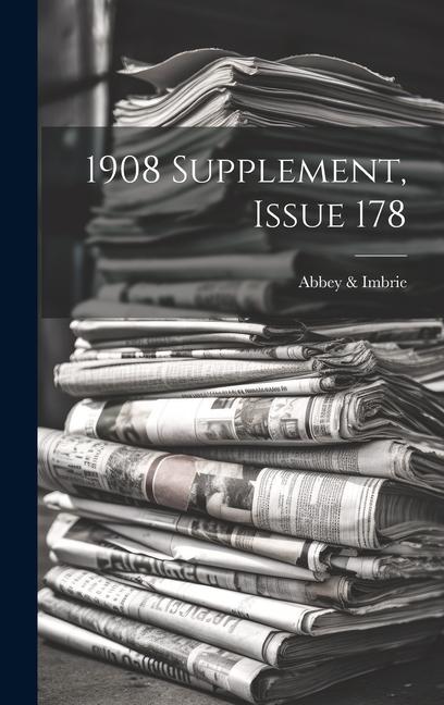 Knjiga 1908 Supplement, Issue 178 Abbey & Imbrie