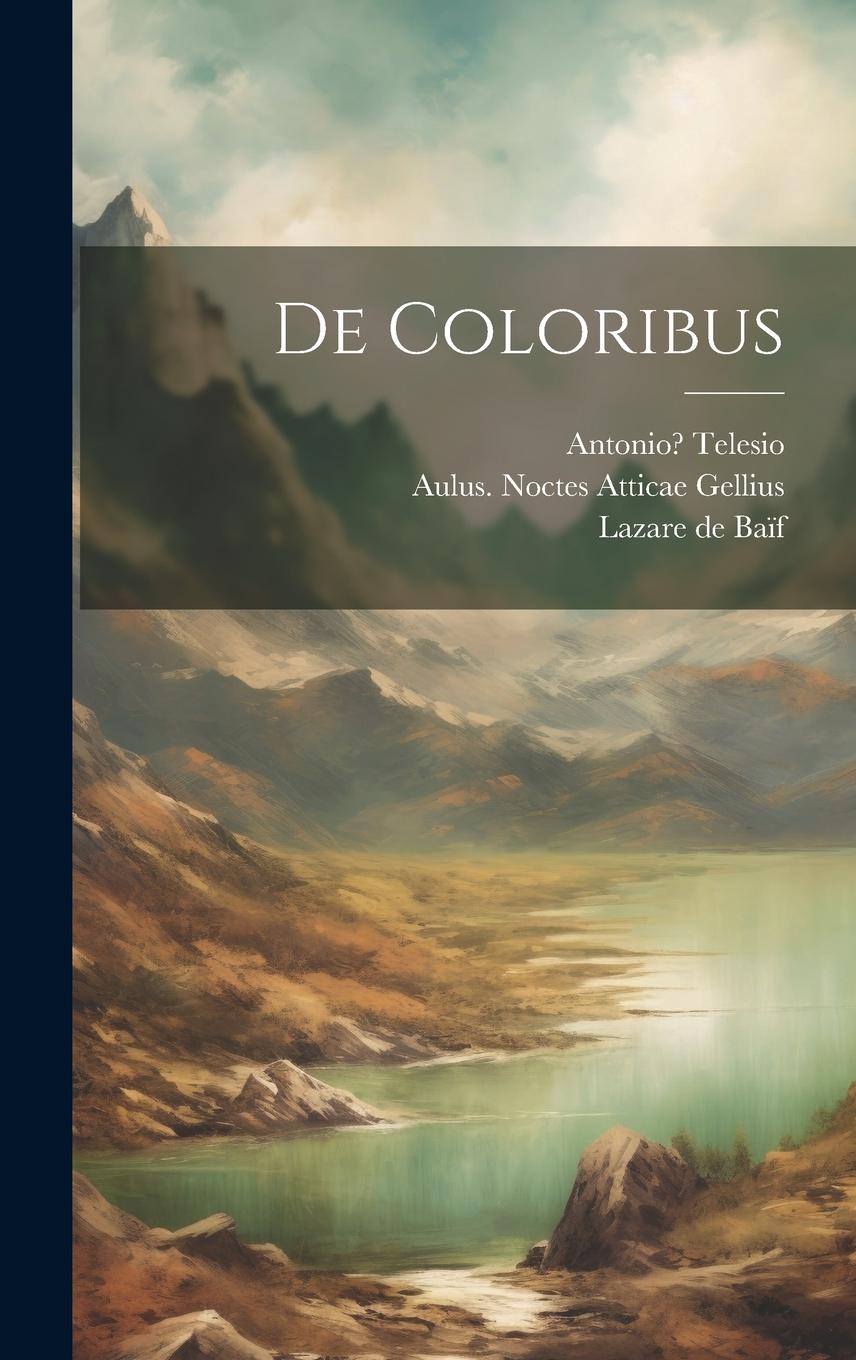 Kniha De coloribus Marsilio  Ex Timae Ficino