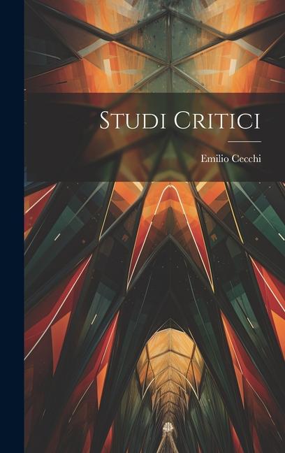 Book Studi Critici Emilio Cecchi